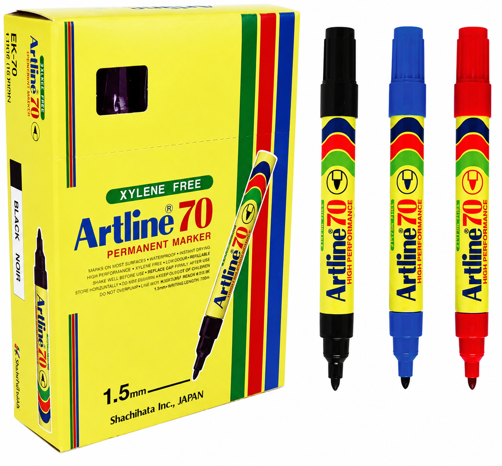 Artline 70 Permanent Marker Bullet Tip (Pen marker dakwat kekal)