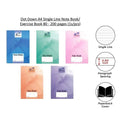 Dot Down A4 Note Book 80 /100/ 120 /160 /200 Pages DD1104
