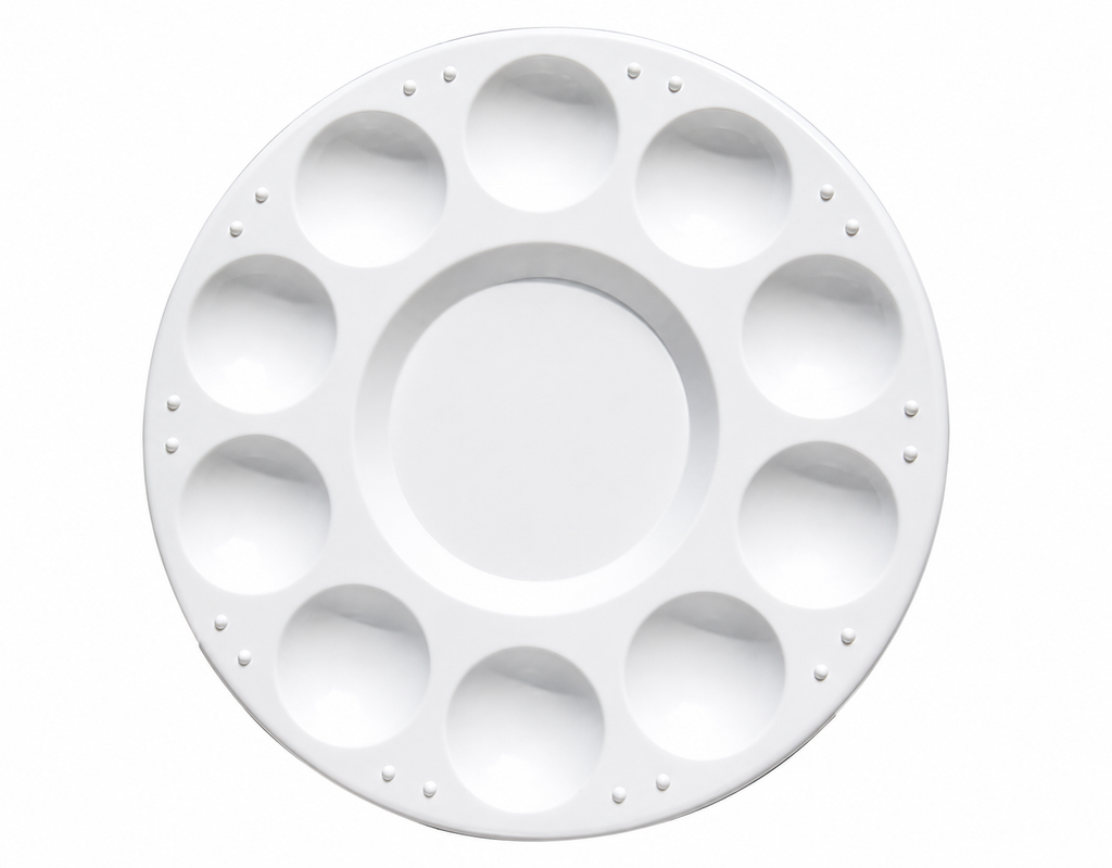 NISO Round Water Colour Palette Painting Plate PAL-909