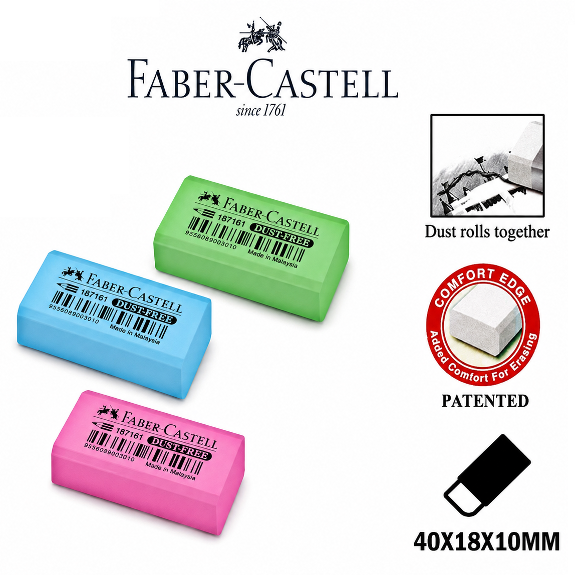 Faber-Castell Radicrer Dust Free Eraser 187161