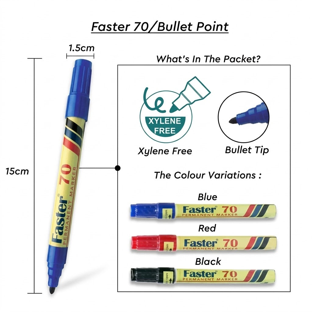 Faster 70/90 Permanent Marker Pen