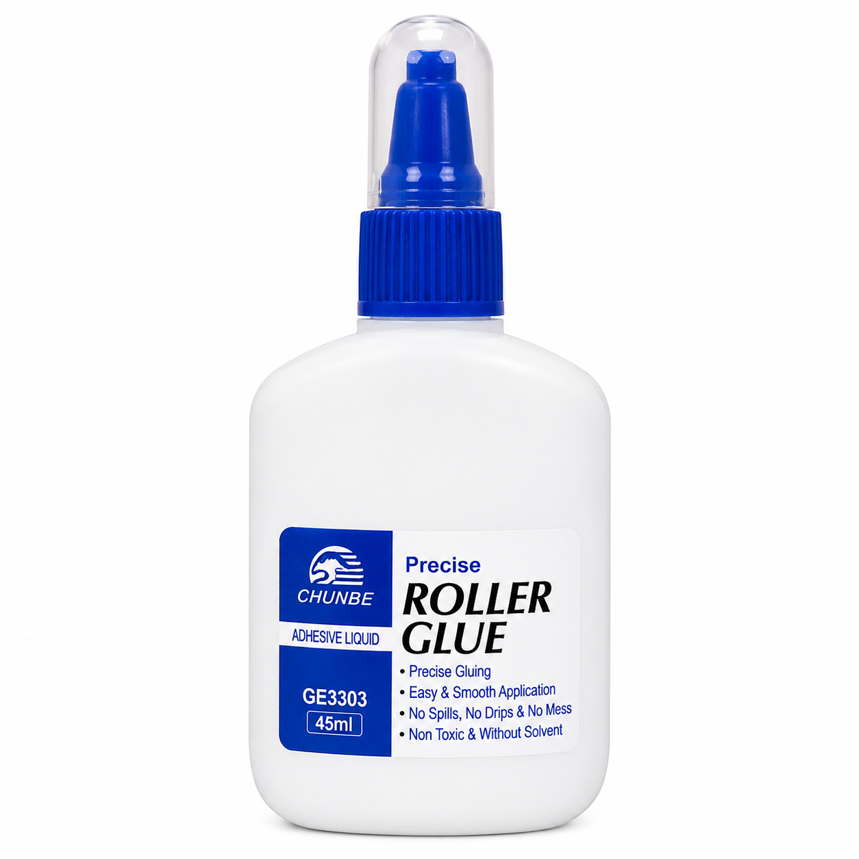 Chunbe Precise Roller Glue Adhesive Liquid 45ml with Nozzle Ball GE3303