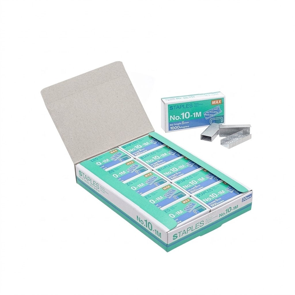 MAX No.10-1M Staples / Bullet / Dawai Kokot/ Ubat Stapler HD-10