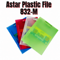 ASTAR A4 PLASTIC FILE WITH CLIP & SPRING/CLIP & SPRING FILE 832-M