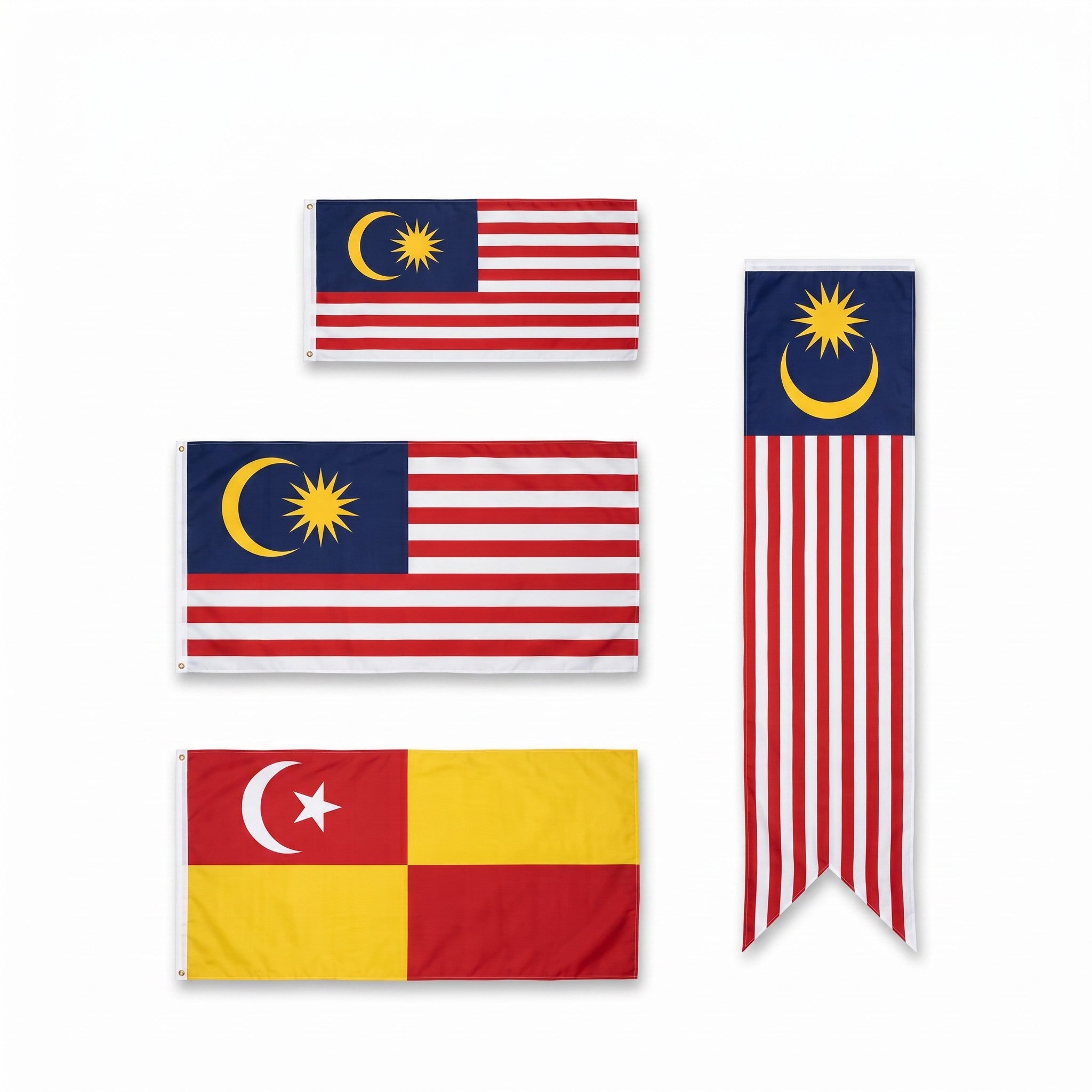 Bendera/Flag Malaysia/Negeri 2x4/3x6/2x8
