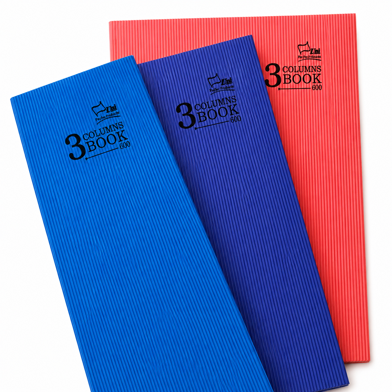 Uni 3 Columns Foolscap Book 120Pgs / 200Pgs / 300Pgs / 400Pgs