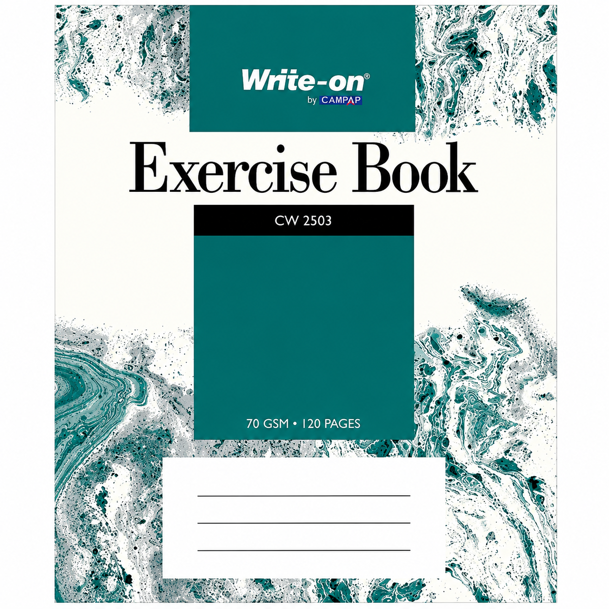 Campap Write On F5 Exercise Note Book F5 80P (CW2501) / 100P (CW2502) / 120P (CW2503) / 200P (CW2504)