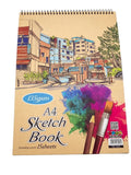 Step by Step Sketch Book including cover A4 size 135gsm 210MM x 297MM 15 Sheets TG1631