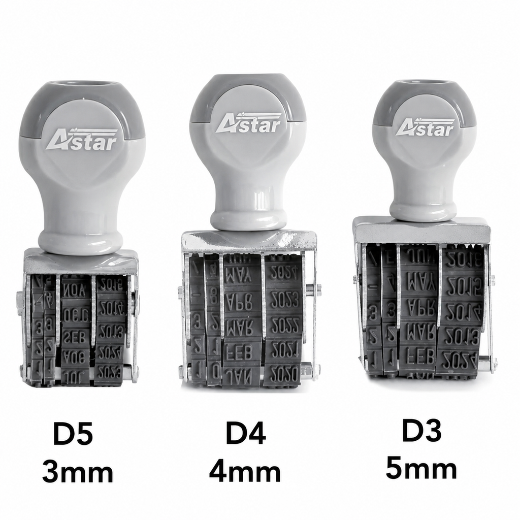 Date Stamp/ Date Chop/ Cop Tarikh D3/ D4/ D5
