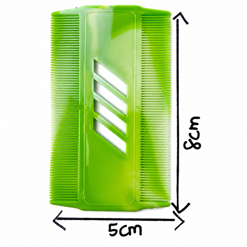 Bamboo Hair Lice Comb Sikat Kutu Plastik Buluh Tak Tajam 密梳 去头皮梳子 去头屑梳子 1's