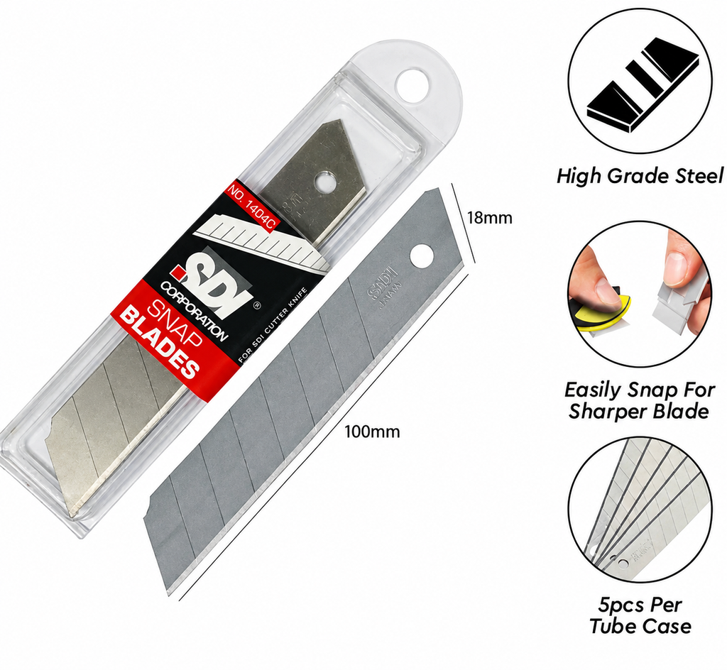 SDI Cutter Knife Blade Refill 1404C