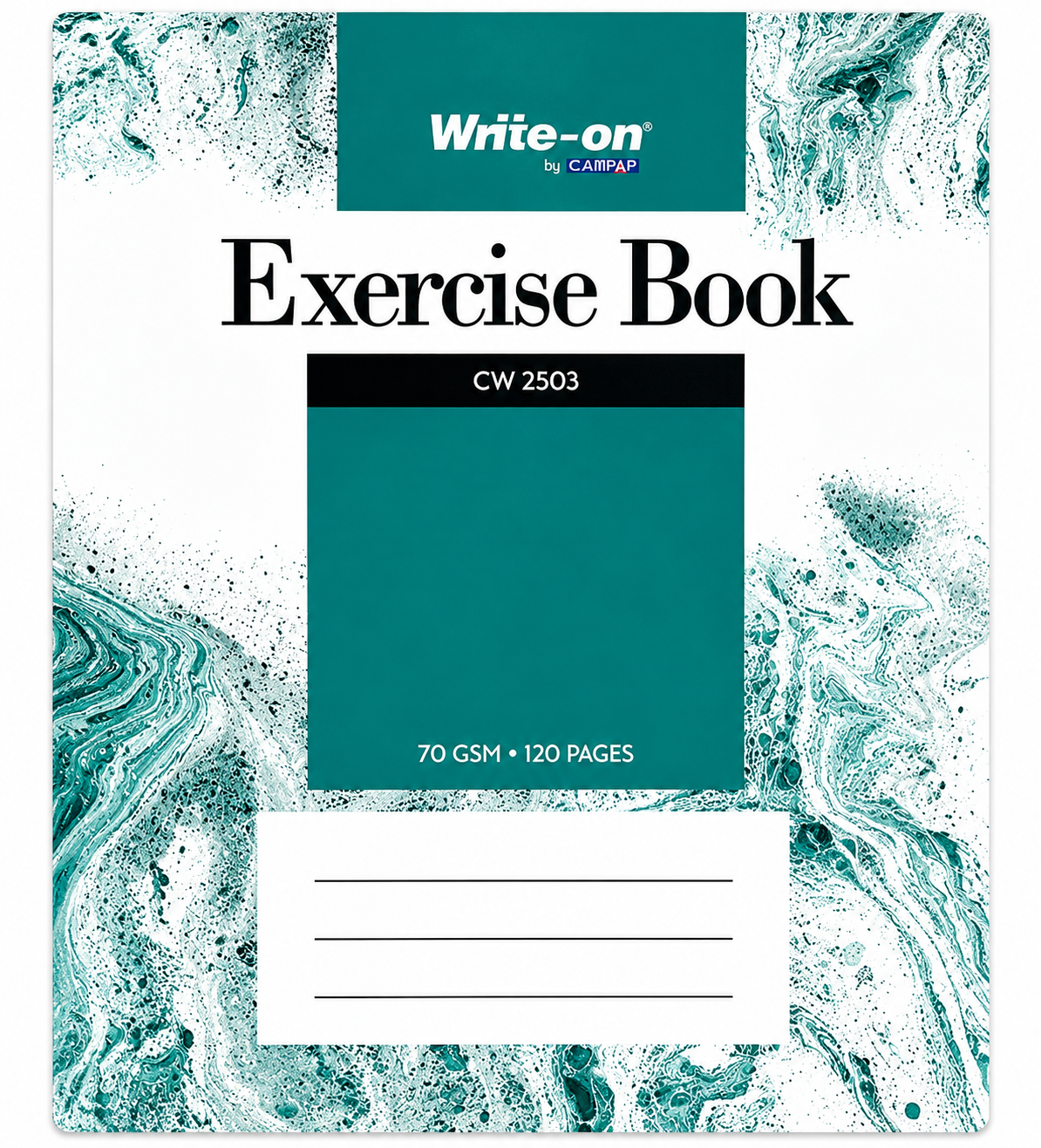 Campap Write-On Exercise Book/ Buku Nota Buku Tulis F5 80p/100p/120p/200p
