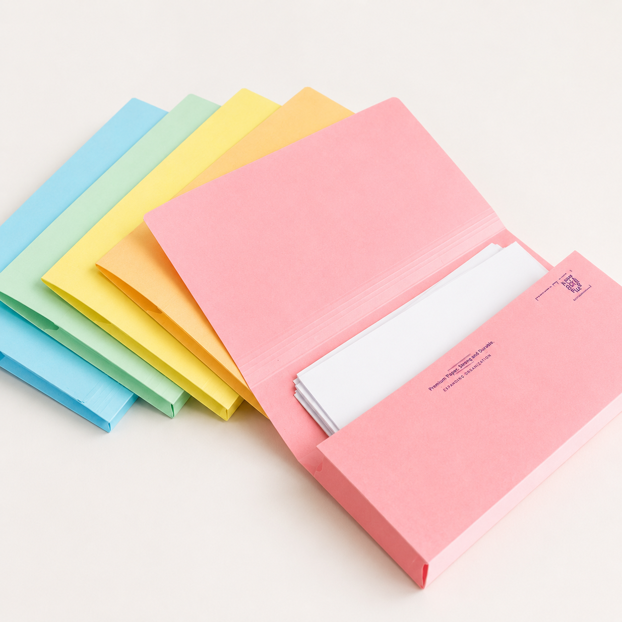 ABBA/LION Manila Card Pocket File