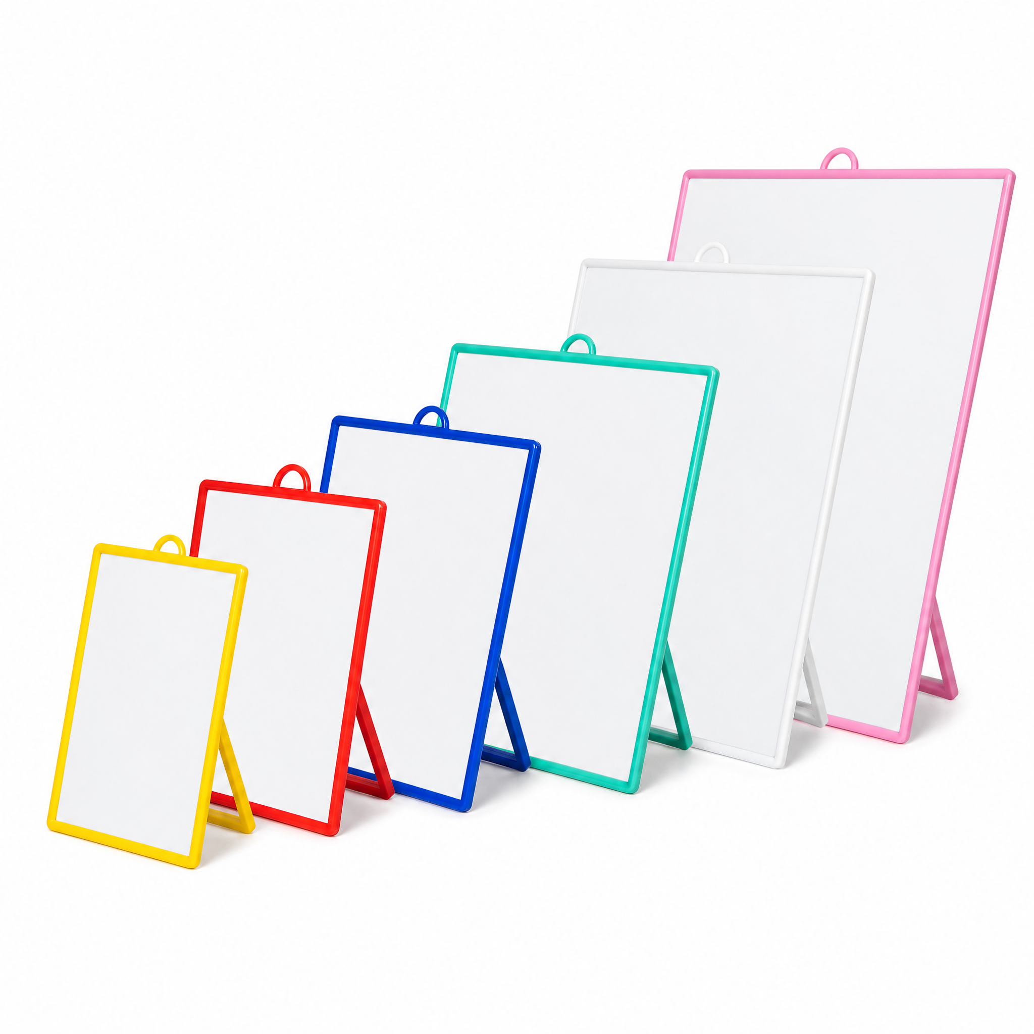 Cermin Empat Segi/ Plastic Square Mirror/ 四方胶边镜 5"/ 6" /7"/ 8"/ 9"/ 12" (All Sizes)