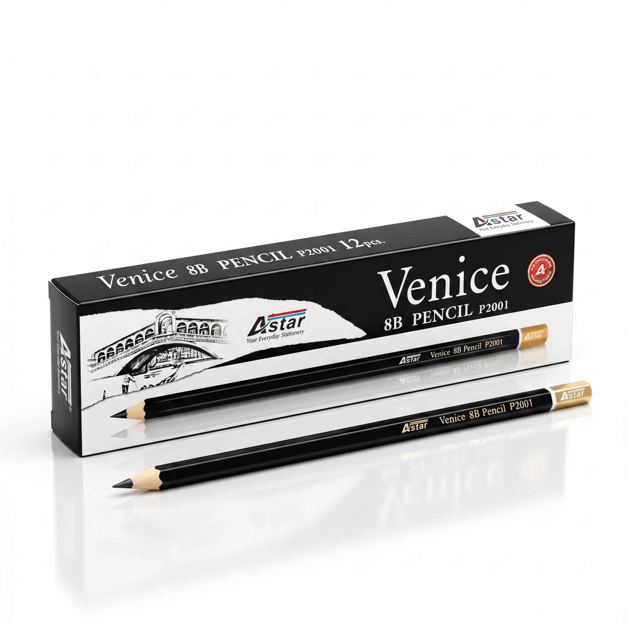Astar Venice Pencil 8B 6pcs P2001