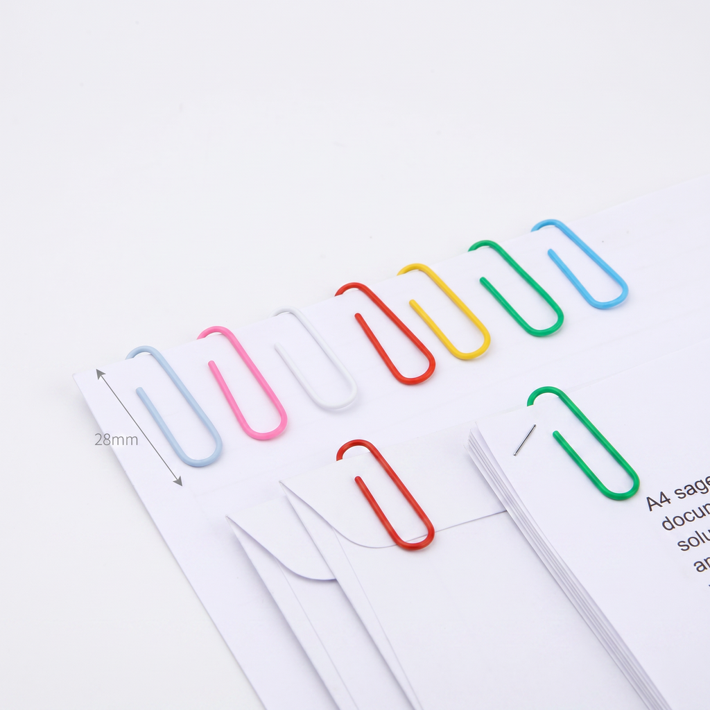 Acura Colour Paper Clip 28MM 1 Box 100 PCS