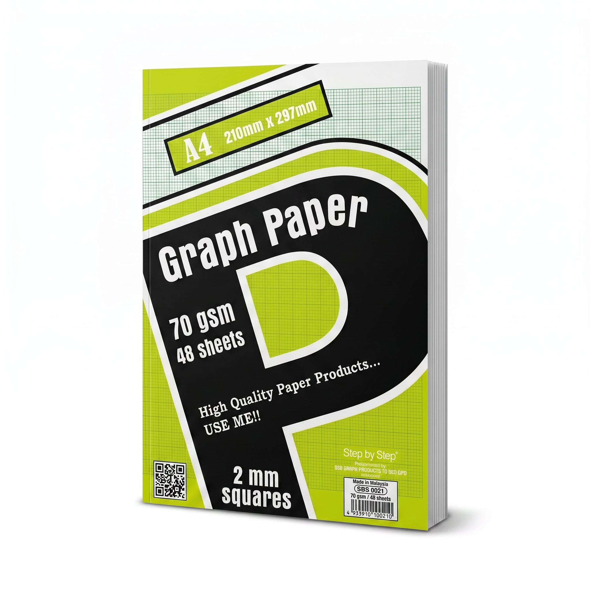 SBS A4 Graph Paper 70gsm 48 sheets SBS 0021