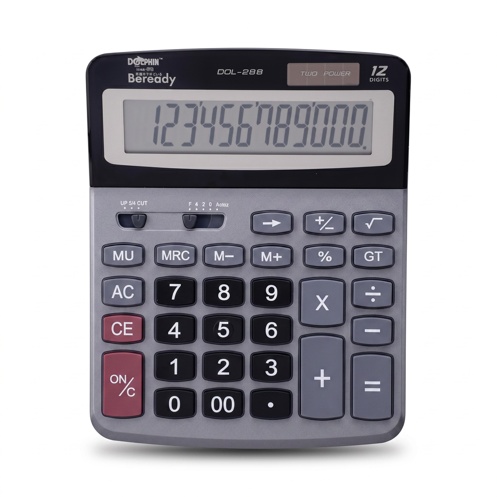 DOLPHIN DOL-288 DEKSTOP ELECTRONIC CALCULATOR (LARGE)