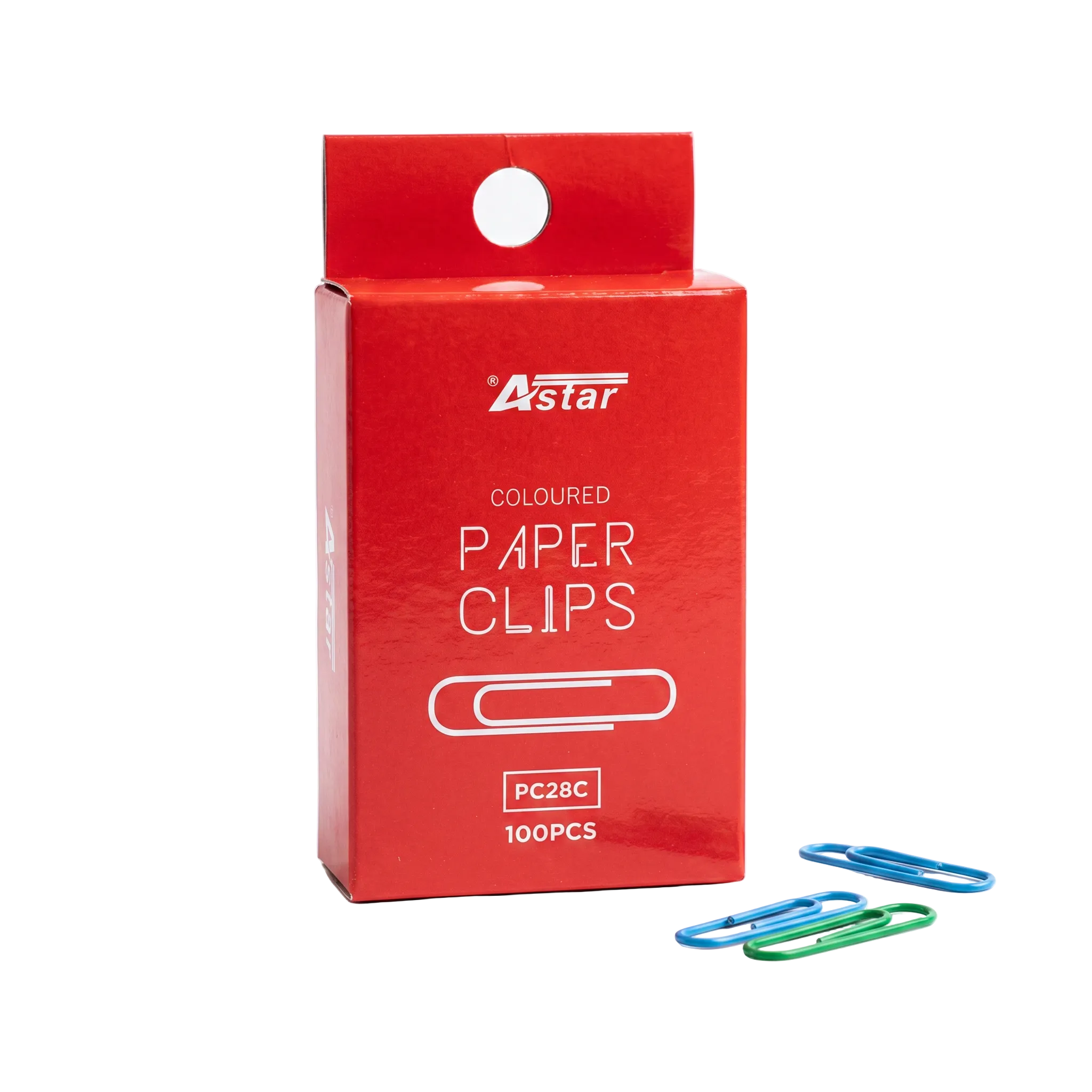 Acura Colour Paper Clip 28MM 1 Box 100 PCS
