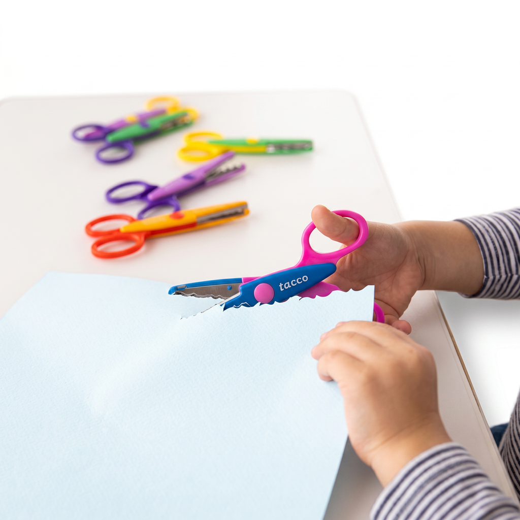 HAOLIMEI CHILDREN ZIG ZAG SCISSORS 6006