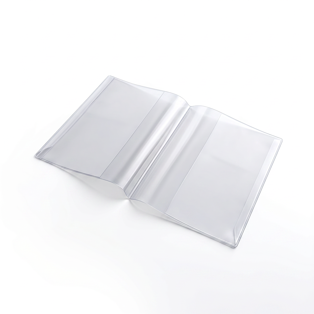 PVC Book Wrapper/ Clear/ Emboss/ Pembalut Buku/ Book Cover/ Text Book/ Book Protector/PVC Wrapper (All Sizes)