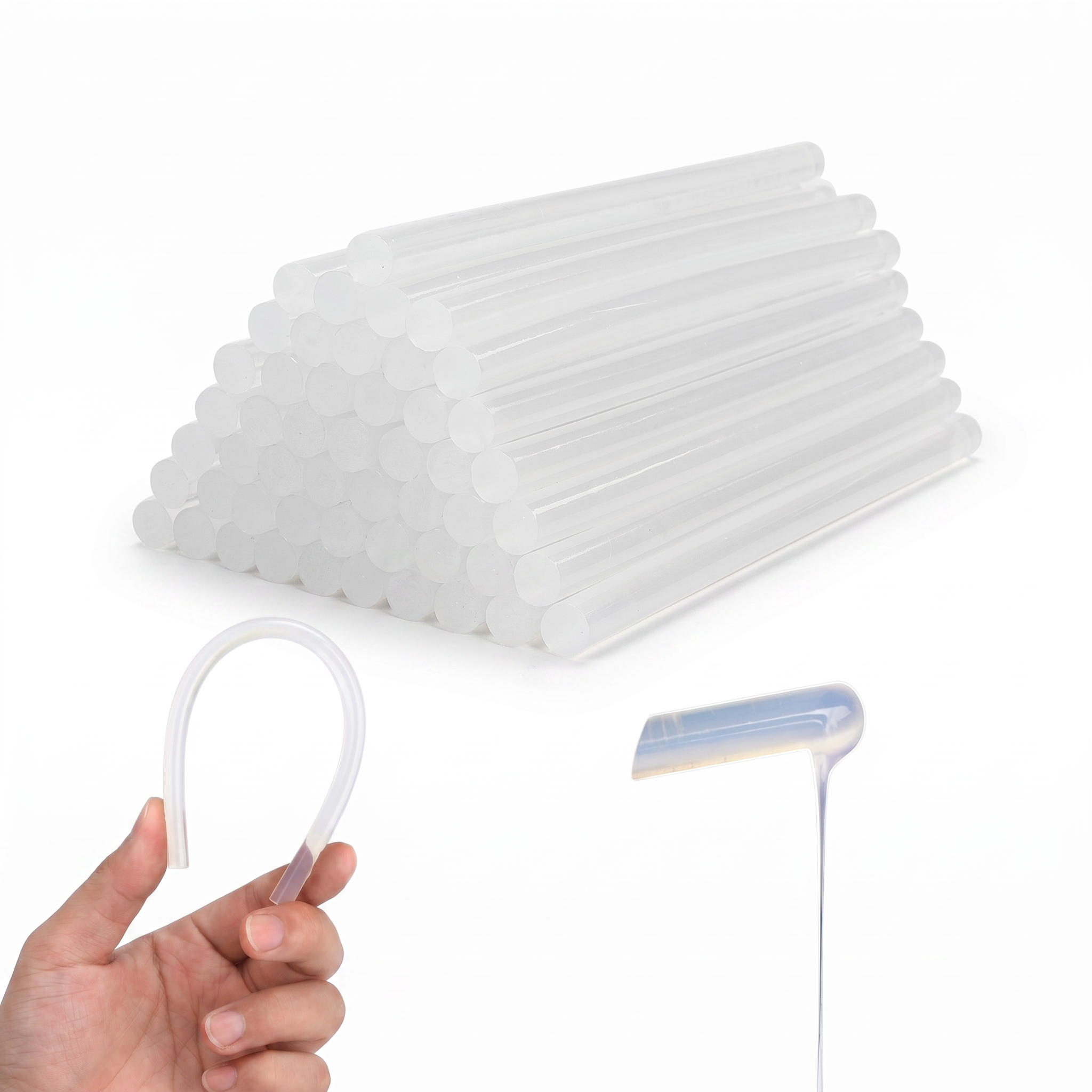Hot Melt Clear Glue Stick Packet (8g) 4pcs, 6pcs and 8pcs