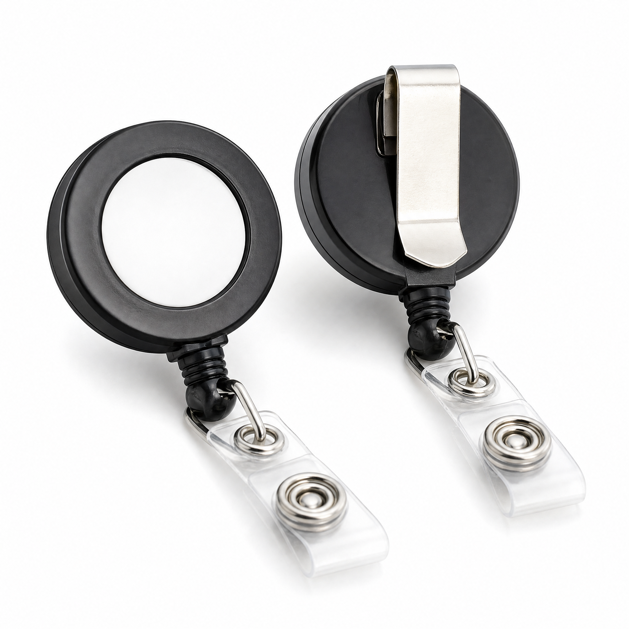 Retractable Clip Badge Holder ID Accessory for ID Case Holder 004B