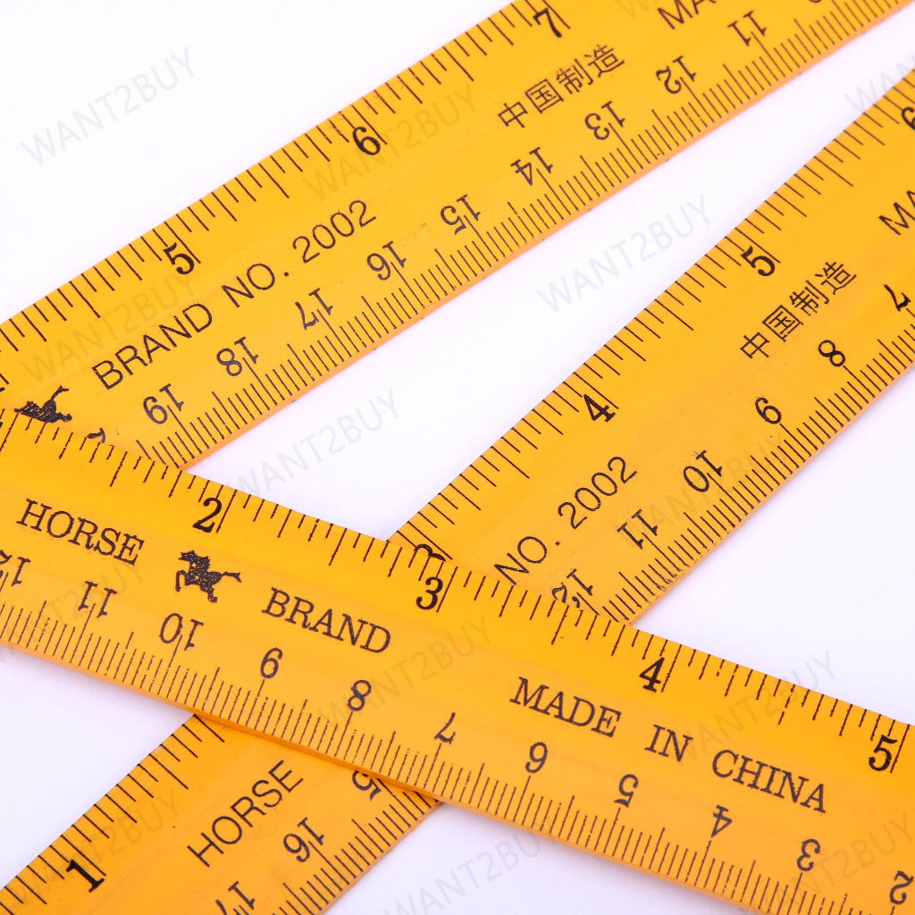Wood Ruler/Pembaris Kayu 6" / 12" inch