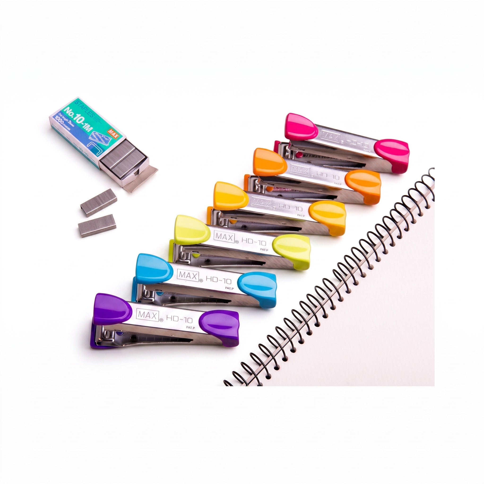 MAX Stapler HD10K One Set includes HD10 Stapler 1 pcs & No.10 Staples 1 Box