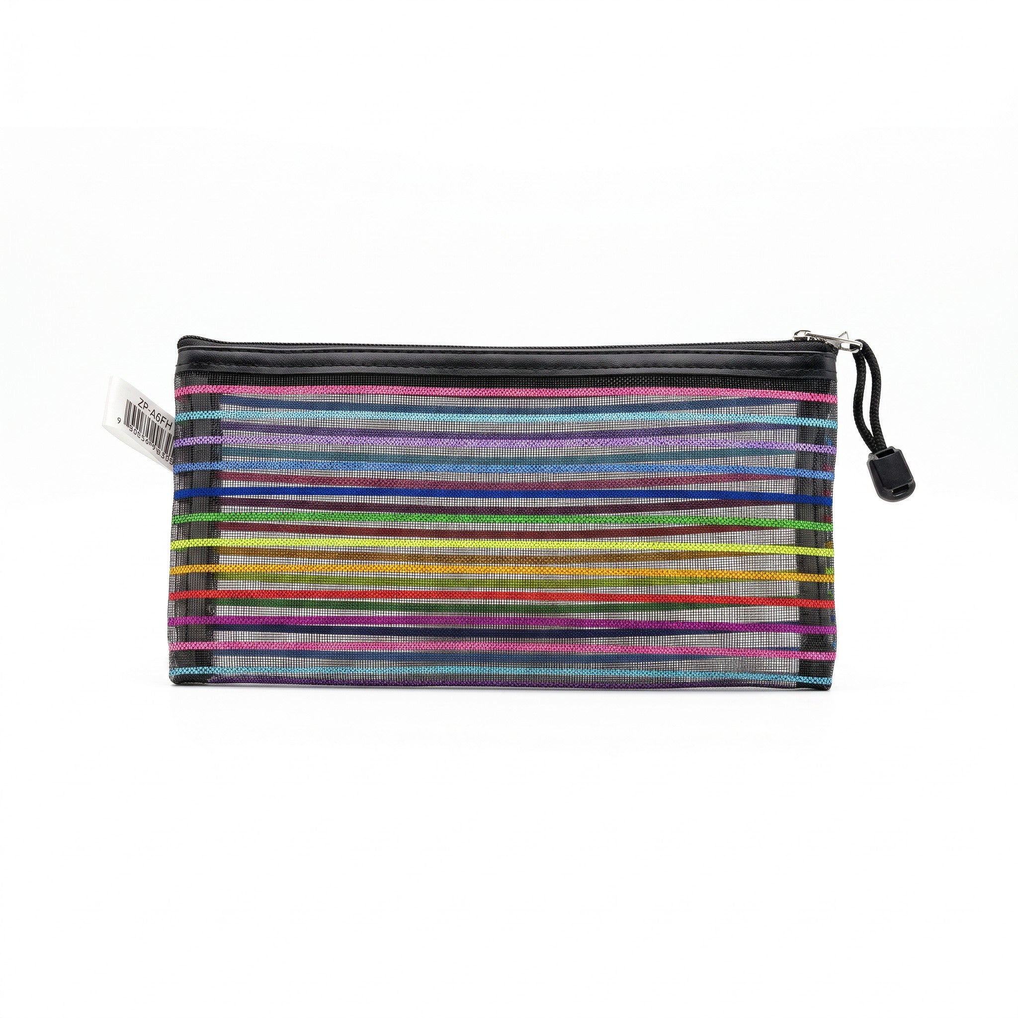 Rainbow Transparent Zipper Bag / Document Bag / Pencil Bag