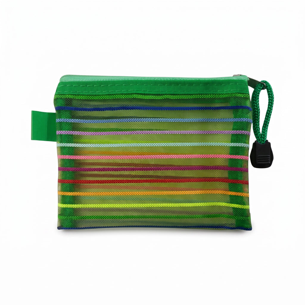 Rainbow Transparent Zipper Bag / Document Bag / Pencil Bag