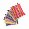 Rainbow Transparent Zipper Bag / Document Bag / Pencil Bag