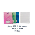 Dot Down F5 Card Cover Exercise Book 60gsm (80P/100P/120P) DD1004