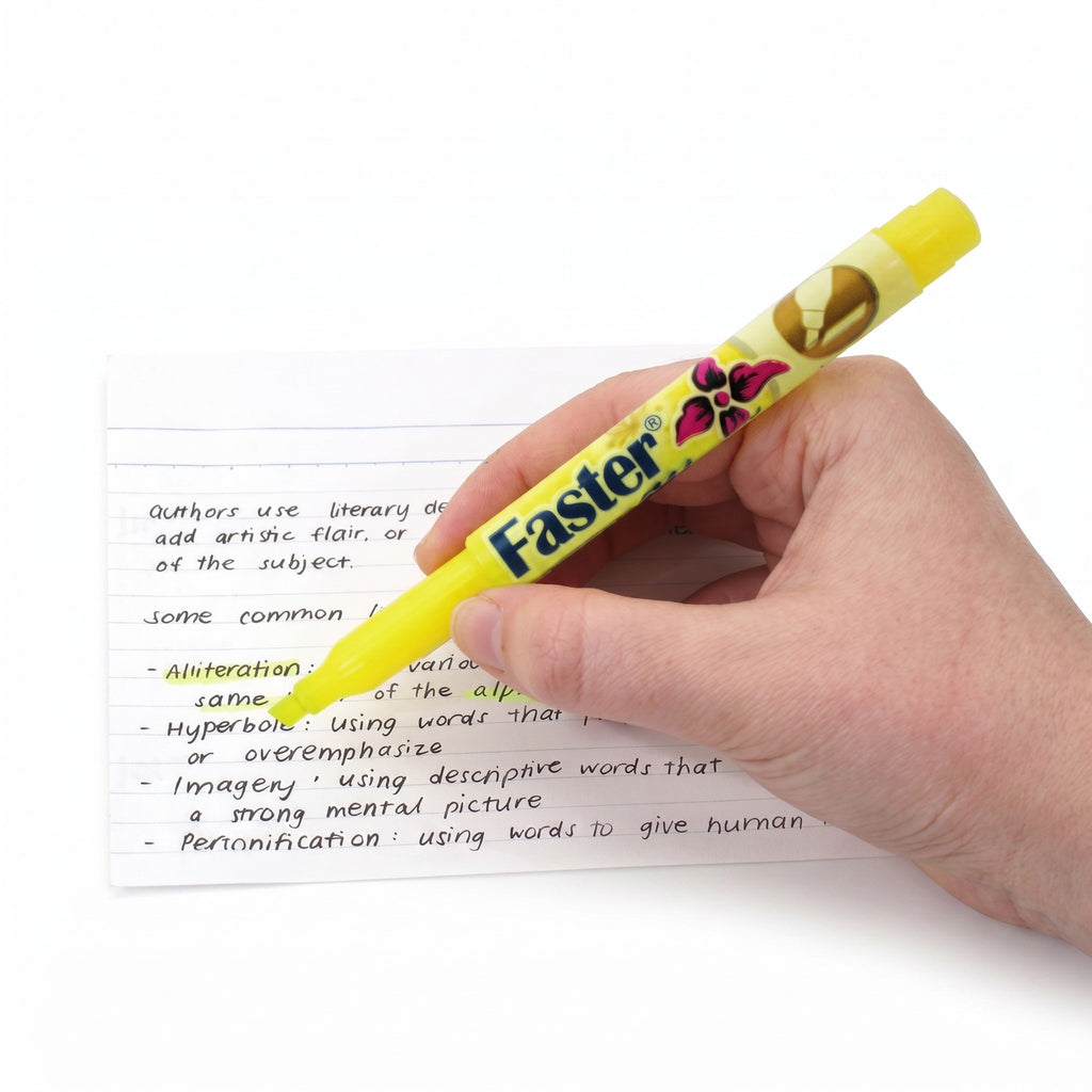 Faster Super Fluorescent Highlight Pen / Highlighter Pen 878A - (1's)