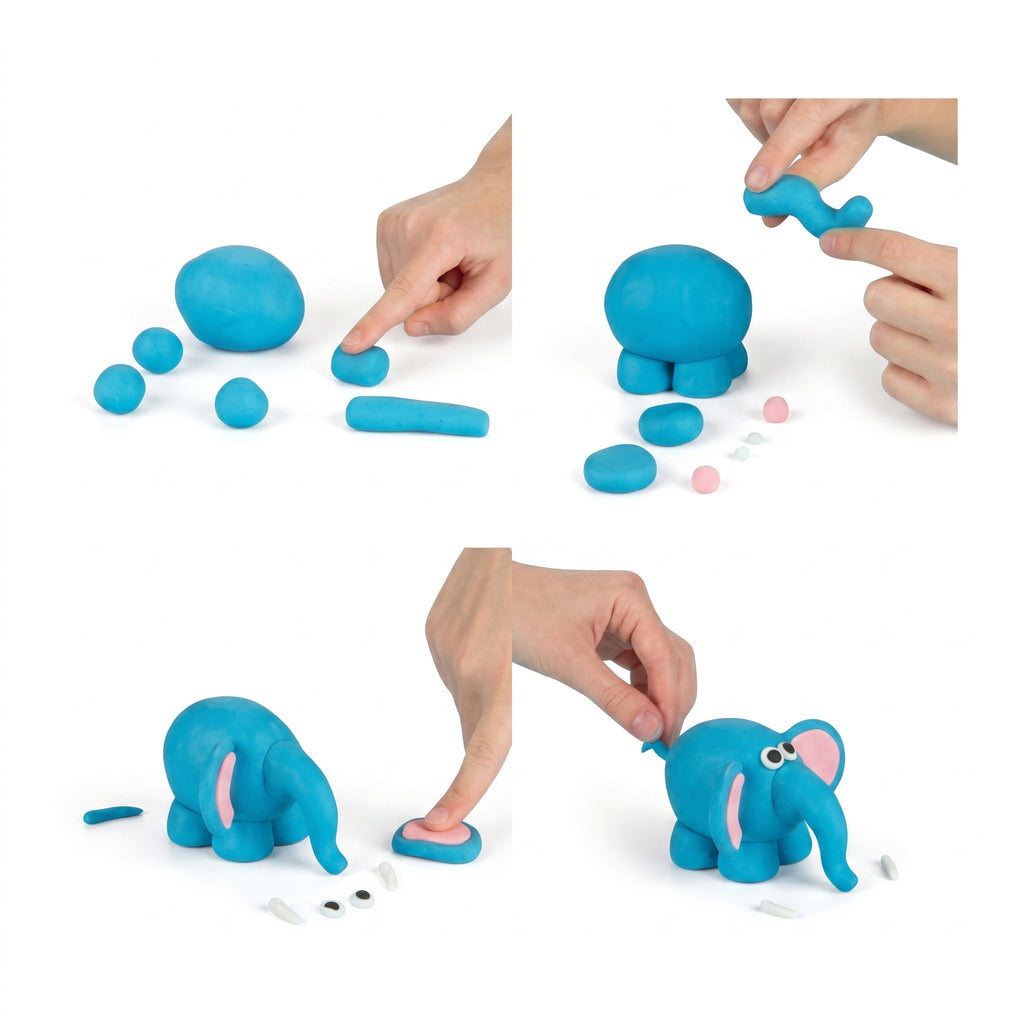 Nikki Single Colour Modelling Clay/ NIKKI Modelling Clay Non Toxic / Plasticine/ Tanah Liat Pemodelan / 手工粘土 (MD1)