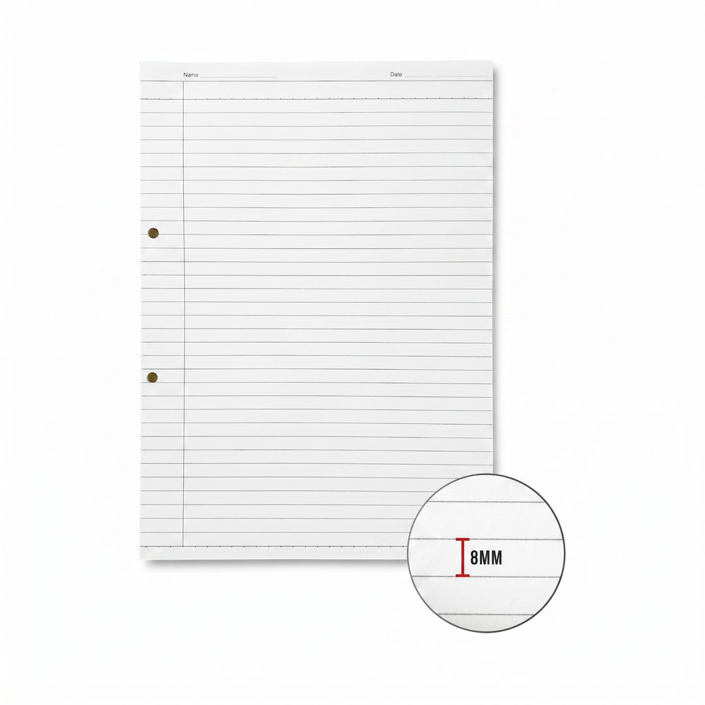 Step by Step A4 Foolscap Paper// Plain Paper/ Single Line Paper (70g/80g)