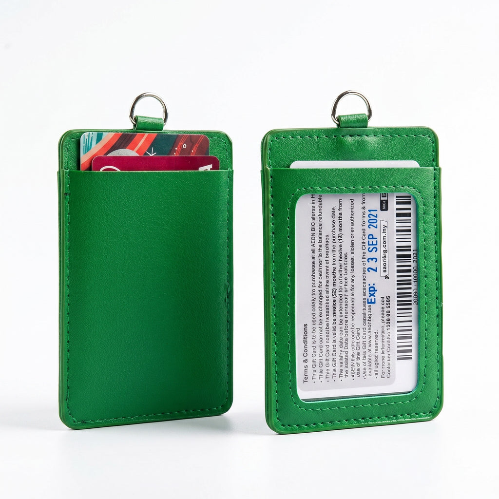ID Vertical Card Holder With Ring 833