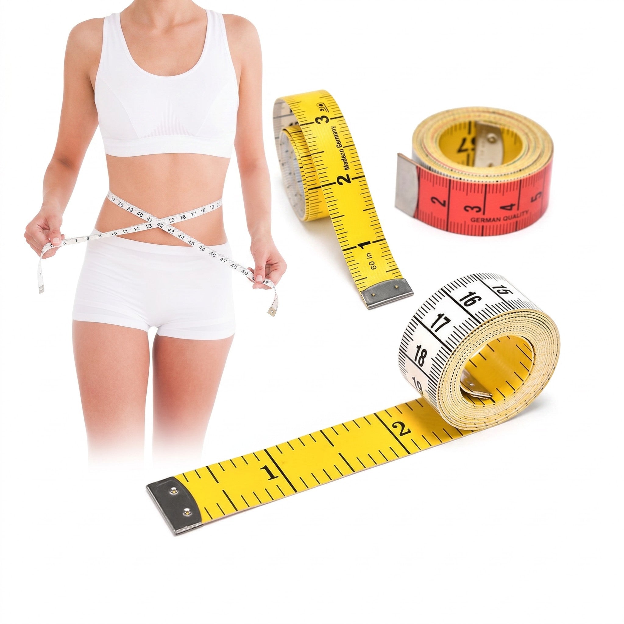 Tali Ukur 60inch / Meansure Tape / Tali Ukur Tape Jahit Ukuran Tailoring Measuring Tape Ruler/