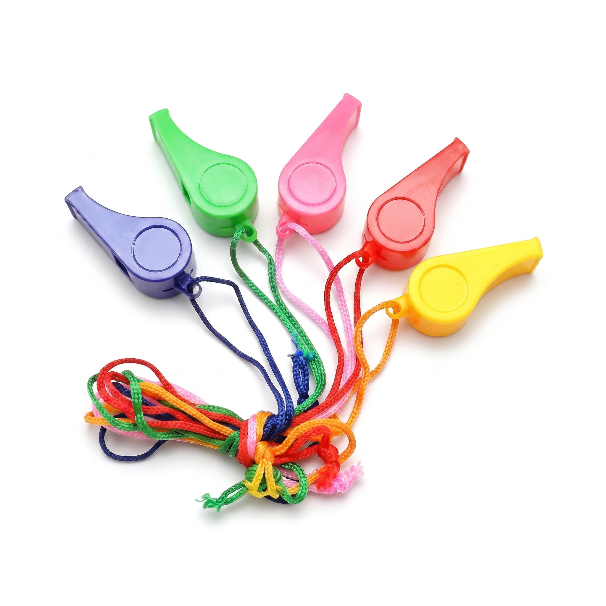 Plastic Whistle with Lanyard pw1120