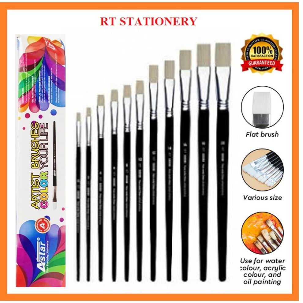 [ All Sizes] Astar 578 Nylon Artist Brush / Berus Lukisan / Berus Nylon