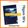 Standard Product Ruled Pad A4 50 Sheets 70gsm SA7052