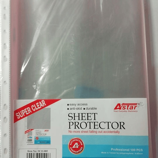 Astar Sheet Protector 100pcs SC11-005