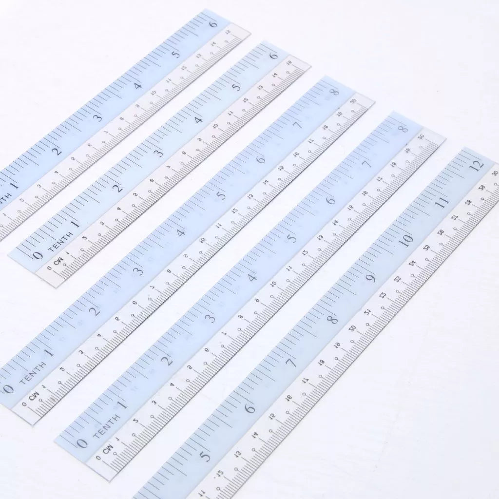Ruler Pembaris Plastic Straight Ruler 15cm 20cm 30cm