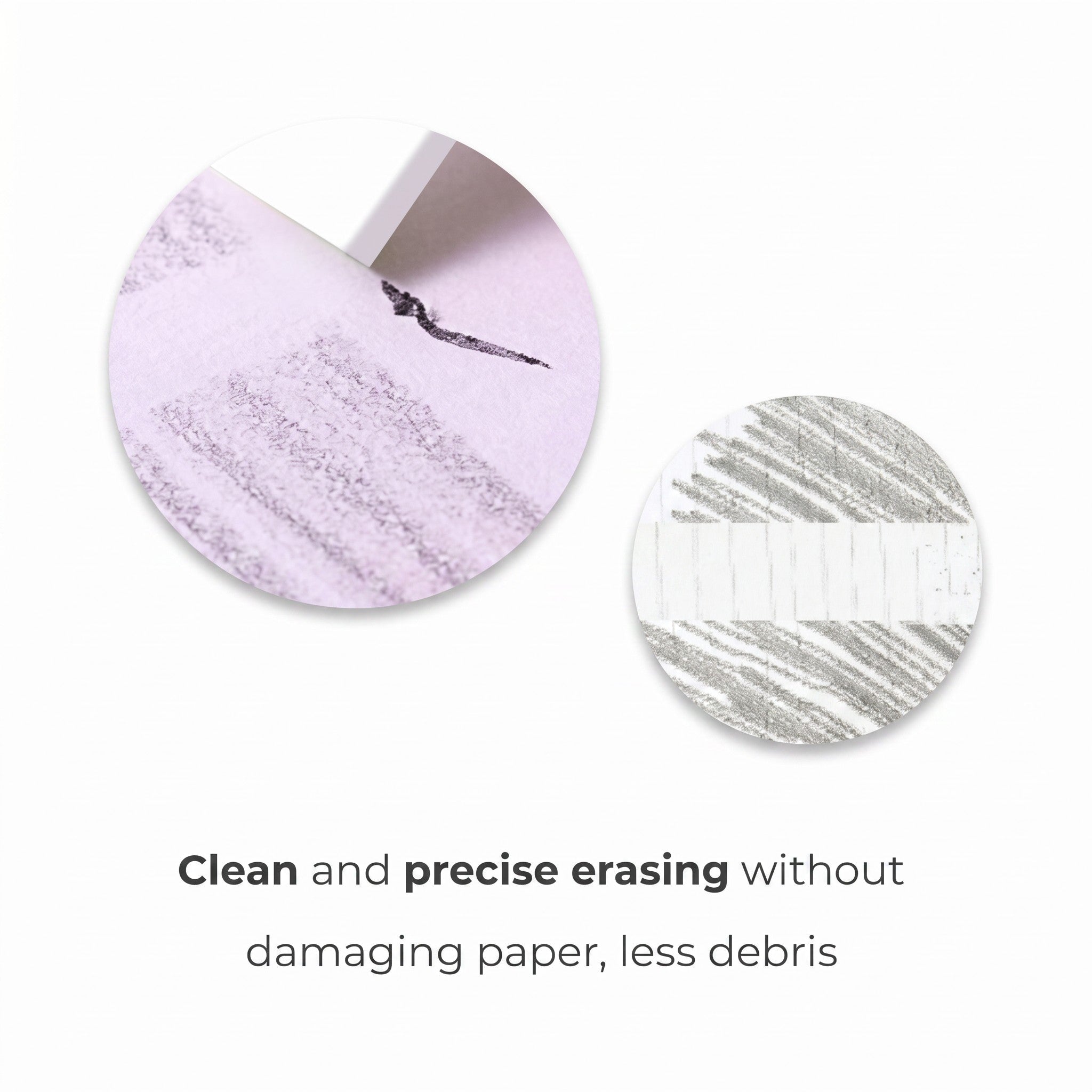 Flexico Premium Dust Free Eraser Sorf Smooth Clean Erasing Exam Grade Eraser FLEX-E008