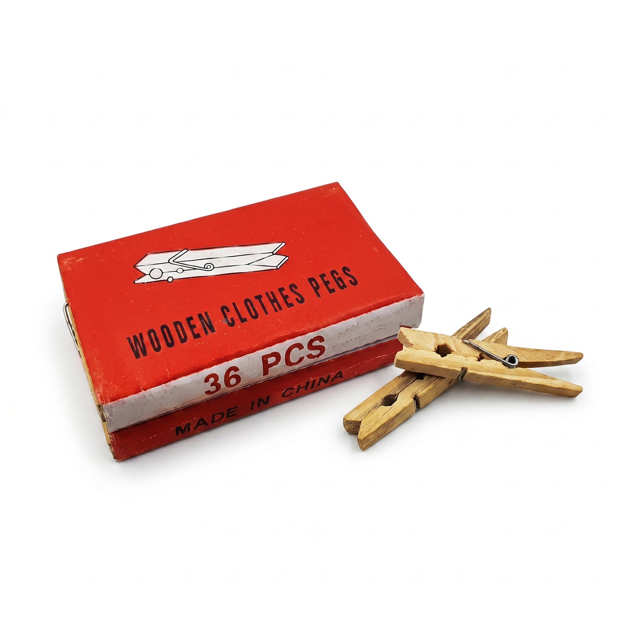 (36Pcs) Wooden Multi-Purpose Clothes Pegs | Wooden Cloth Pegs | Cloth Clip | Hang Clips | (Sepit Baju)
