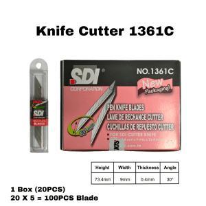 SDI Cutter Knife Blade Refill 1361C/  SDI 30 Degree Angle Snap Blade / Mata Pisau Kecil 1361C
