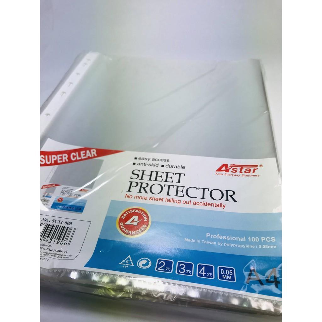 Astar Sheet Protector 100pcs SC11-005