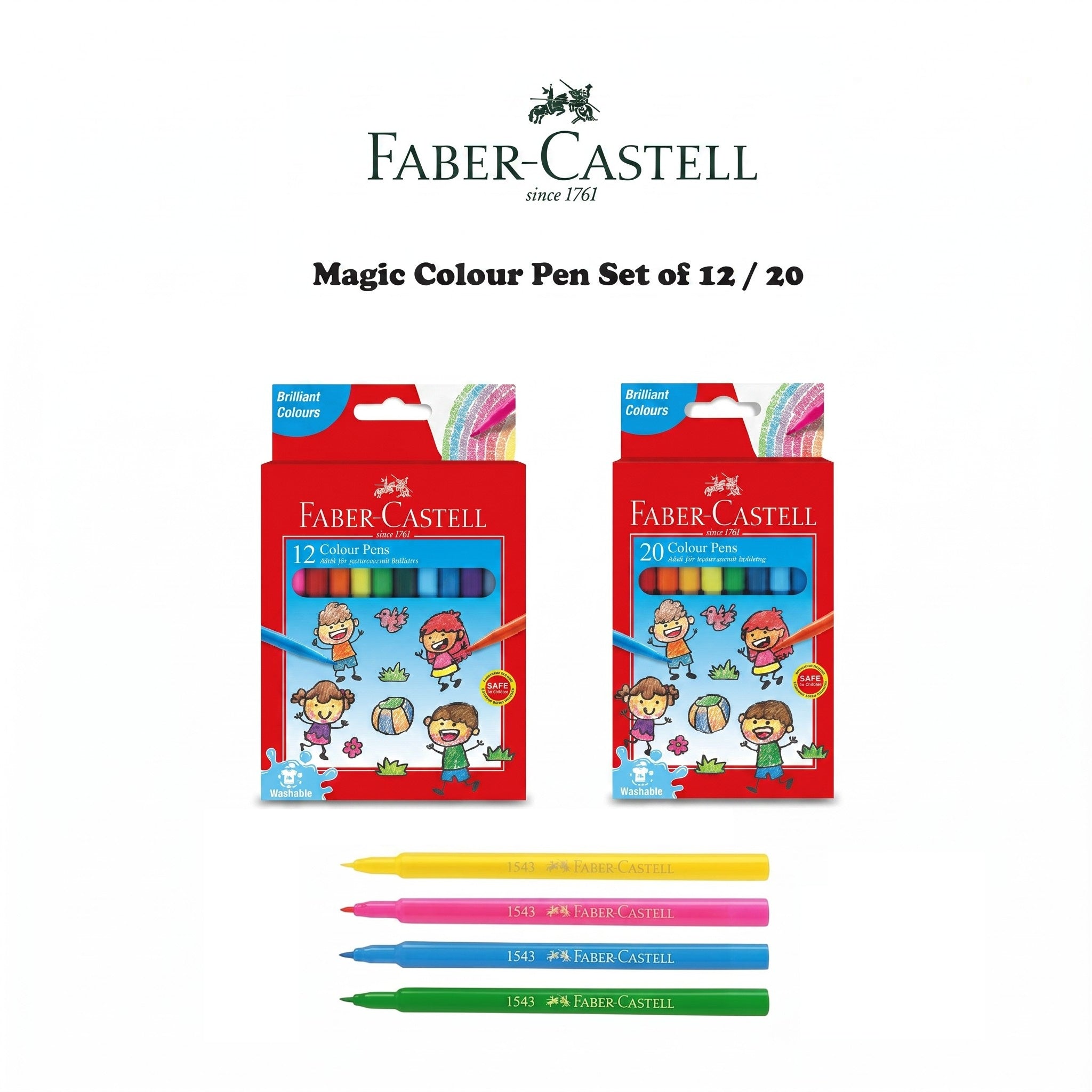 Faber Castell Magic Pen 12 Colour 154313