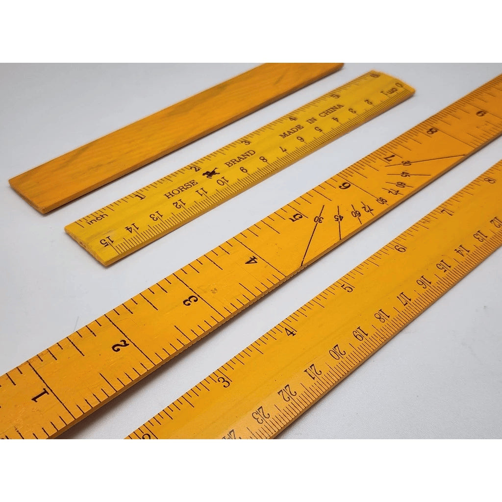 Wood Ruler/Pembaris Kayu 6" / 12" inch