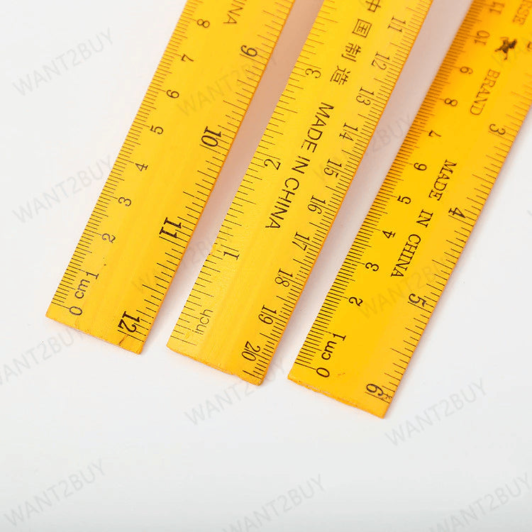 Wood Ruler/Pembaris Kayu 6" / 12" inch